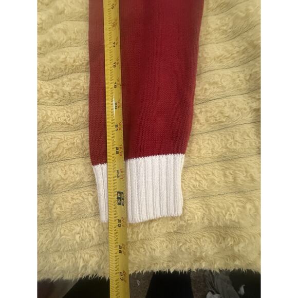 Ugly Christmas Sweater Men's Red Knit Holidays Santa Classic Party Medium - Picture 7 of 8